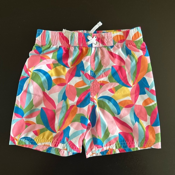 Ruggedbutts Tropical Adventure Colorful Kids Swim Shorts Trunks - Picture 1 of 4